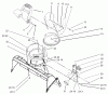 Toro 38601 - Snow Commander Snowthrower, 2004 (240000001-240999999) Ersatzteile CHUTE ASSEMBLY