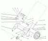 Toro 38601 - Snow Commander Snowthrower, 2004 (240000001-240999999) Ersatzteile LOWER HANDLE ASSEMBLY