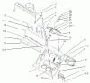 Toro 38601 - Snow Commander Snowthrower, 2004 (240000001-240999999) Ersatzteile LOWER HOUSING ASSEMBLY