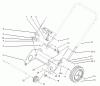 Toro 38602 - Snow Commander Snowthrower, 2004 (240000001-240999999) Ersatzteile LOWER HANDLE ASSEMBLY