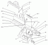 Toro 38602 - Snow Commander Snowthrower, 2004 (240000001-240999999) Ersatzteile LOWER HOUSING ASSEMBLY