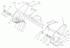 Toro 38602 - Snow Commander Snowthrower, 2004 (240000001-240999999) Ersatzteile UPPER HOUSING AND SIDE PLATE ASSEMBLY