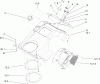 Toro 38602 - Snow Commander Snowthrower, 2006 (260000001-260010000) Ersatzteile UPPER SHROUD ASSEMBLY