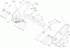Toro 38602 - Snow Commander Snowthrower, 2008 (280000001-280999999) Ersatzteile UPPER HOUSING AND SIDE PLATE ASSEMBLY