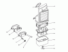 Toro 62008 (T800) - Generator, T800, 1985 (5000001-5999999) Ersatzteile AIR CLEANER
