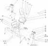 Toro 38603 - Snow Commander Snowthrower, 2005 (250000001-250999999) Ersatzteile CHUTE ASSEMBLY