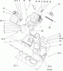 Toro 38603 - Snow Commander Snowthrower, 2005 (250000001-250999999) Ersatzteile ENGINE AND FRAME ASSEMBLY