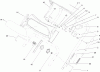 Toro 38603 - Snow Commander Snowthrower, 2005 (250000001-250999999) Ersatzteile UPPER HANDLE ASSEMBLY