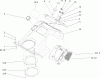 Toro 38603 - Snow Commander Snowthrower, 2005 (250000001-250999999) Ersatzteile UPPER SHROUD AND CONTROL PANEL ASSEMBLY