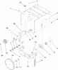 Toro 38605 (522) - 522 Power Throw Snowthrower, 2009 (290000001-290999999) Ersatzteile FRAME ASSEMBLY