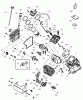Toro 38606 (622R) - 622R Power Throw Snowthrower, 2008 (280000001-280999999) Ersatzteile ENGINE ASSEMBLY NO. 1 TECUMSEH OH195SA-72566G
