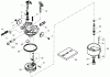 Toro 38607 (622E) - 622E Power Throw Snowthrower, 2008 (280000001-280999999) Ersatzteile CARBURETOR ASSEMBLY NO. 640058A TECUMSEH OH195SA-72563G