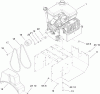 Toro 38607 (622E) - 622E Power Throw Snowthrower, 2008 (280000001-280999999) Ersatzteile ENGINE ASSEMBLY