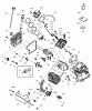 Toro 38607 (622E) - 622E Power Throw Snowthrower, 2008 (280000001-280999999) Ersatzteile ENGINE ASSEMBLY NO. 1 TECUMSEH OH195SA-72563G