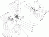 Toro 38610 (6000) - Power Max 6000 Snowthrower, 2006 (260010001-260999999) Ersatzteile ENGINE AND FRAME ASSEMBLY