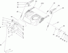 Toro 38610 (6000) - Power Max 6000 Snowthrower, 2008 (280000001-280999999) Ersatzteile HANDLE AND CONTROL ASSEMBLY