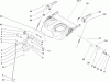 Toro 38611 (726 TE) - Power Max 726 TE Snowthrower, 2005 (250000001-250999999) Ersatzteile HANDLE CONTROL ASSEMBLY