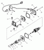 Toro 38620 (826 LE) - Power Max 826 LE Snowthrower, 2004 (240000001-240999999) Ersatzteile 110 VOLT ELECTRIC STARTER ASSEMBLY NO. 33329E TECUMSEH HMSK-80 155723