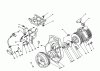 Toro 62012 (T1200) - Generator, T1200, 1984 (4000001-4999999) Ersatzteile RECOIL STARTER ASSEMBLY