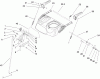 Toro 38629 (826 OE) - Power Max 826 OE Snowthrower, 2011 (311000001-311999999) Ersatzteile HANDLE ASSEMBLY #2