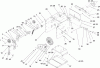 Toro 38630 (828 LXE) - Power Max 828 LXE Snowthrower, 2009 (290000001-290999999) Ersatzteile FRAME ASSEMBLY