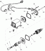 Toro 38632 (828 LE) - Power Max 828 LE Snowthrower, 2004 (240000001-240999999) Ersatzteile 120 VOLT ELECTRIC STARTER MOTOR ASSEMBLY NO. 33329E TECUMSEH HMSK-80 155672X