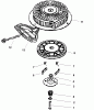 Toro 38632 (828 LE) - Power Max 828 LE Snowthrower, 2004 (240000001-240999999) Ersatzteile REWIND STARTER ASSEMBLY NO. 590733 (OPTIONAL) TECUMSEH HMSK-80 155672X