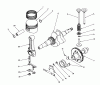 Toro 62012 (T1200) - Generator, T1200, 1988 (8000001-8999999) Ersatzteile CRANKSHAFT & CAMSHAFT ASSEMBLY