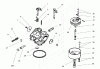 Toro 38635 (828 LE) - Power Max 828 LE Snowthrower, 2005 (250000001-250999999) Ersatzteile CARBURETOR ASSEMBLY NO. 640052 TECUMSEH HMSK-80 155724X