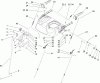 Toro 38637 (828 OXE) - Power Max 828 OXE Snowthrower, 2008 (280000001-280999999) Ersatzteile HANDLE AND CONTROL PANEL ASSEMBLY