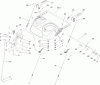 Toro 38637 (828 OXE) - Power Max 828 OXE Snowthrower, 2011 (311000001-311999999) Ersatzteile HANDLE ASSEMBLY