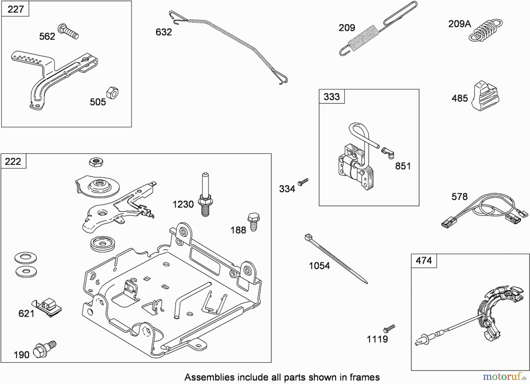  Toro Neu Snow Blowers/Snow Throwers Seite 2 38637C (828 OXE) - Toro Power Max 828 OXE Snowthrower, 2009 (290000001-290999999) GOVERNOR, CONTROLS AND IGNITION ASSEMBLY BRIGGS AND STRATTON 15D104-0113-E8