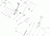 Toro 38640 (1028 LXE) - Power Max 1028 LXE Snowthrower, 2005 (250000001-250010000) Ersatzteile CHUTE CONTROL ASSEMBLY