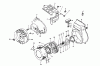Toro 62018 (T1800) - Generator, T1800, 1987 (7000001-7999999) Ersatzteile REWIND STARTER & MAGNETO ASSEMBLY