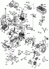 Toro 38640 (1028 LXE) - Power Max 1028 LXE Snowthrower, 2005 (250000001-250010000) Ersatzteile ENGINE ASSEMBLY NO. 1 TECUMSEH HMSK100-159494Y
