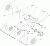 Toro 38640 (1028 LXE) - Power Max 1028 LXE Snowthrower, 2005 (250000001-250010000) Ersatzteile WHEEL CLUTCH ASSEMBLY