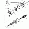 Toro 38640 (1028 LXE) - Power Max 1028 LXE Snowthrower, 2009 (290000001-290999999) Ersatzteile ELECTRIC STARTER ASSEMBLY NO. 33329D TECUMSEH LH358SA-159625A