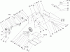 Toro 38641 (1028 LXE) - Power Max 1028 LXE Snowthrower, 2005 (250000001-250999999) Ersatzteile FRAME ASSEMBLY