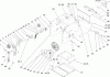 Toro 38641 (1028 LXE) - Power Max 1028 LXE Snowthrower, 2007 (270000001-270999999) Ersatzteile FRAME ASSEMBLY