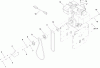 Toro 38650 (1128 OXE) - Power Max 1128 OXE Snowthrower, 2006 (260000001-260999999) Ersatzteile ENGINE AND BELT ASSEMBLY