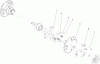 Toro 38650 (1128 OXE) - Power Max 1128 OXE Snowthrower, 2006 (260000001-260999999) Ersatzteile WHEEL CLUTCH SPROCKET ASSEMBLY