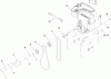 Toro 38650 (1128 OXE) - Power Max 1128 OXE Snowthrower, 2007 (270000001-270999999) Ersatzteile ENGINE AND BELT ASSEMBLY