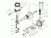 Toro 62025 (T2500) - Generator, T2500, 1984 (4000001-4999999) Ersatzteile CRANKSHAFT & CAMSHAFT