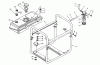 Toro 62025 (T2500) - Generator, T2500, 1984 (4000001-4999999) Ersatzteile FUEL TANK & FRAME ASSEMBLY