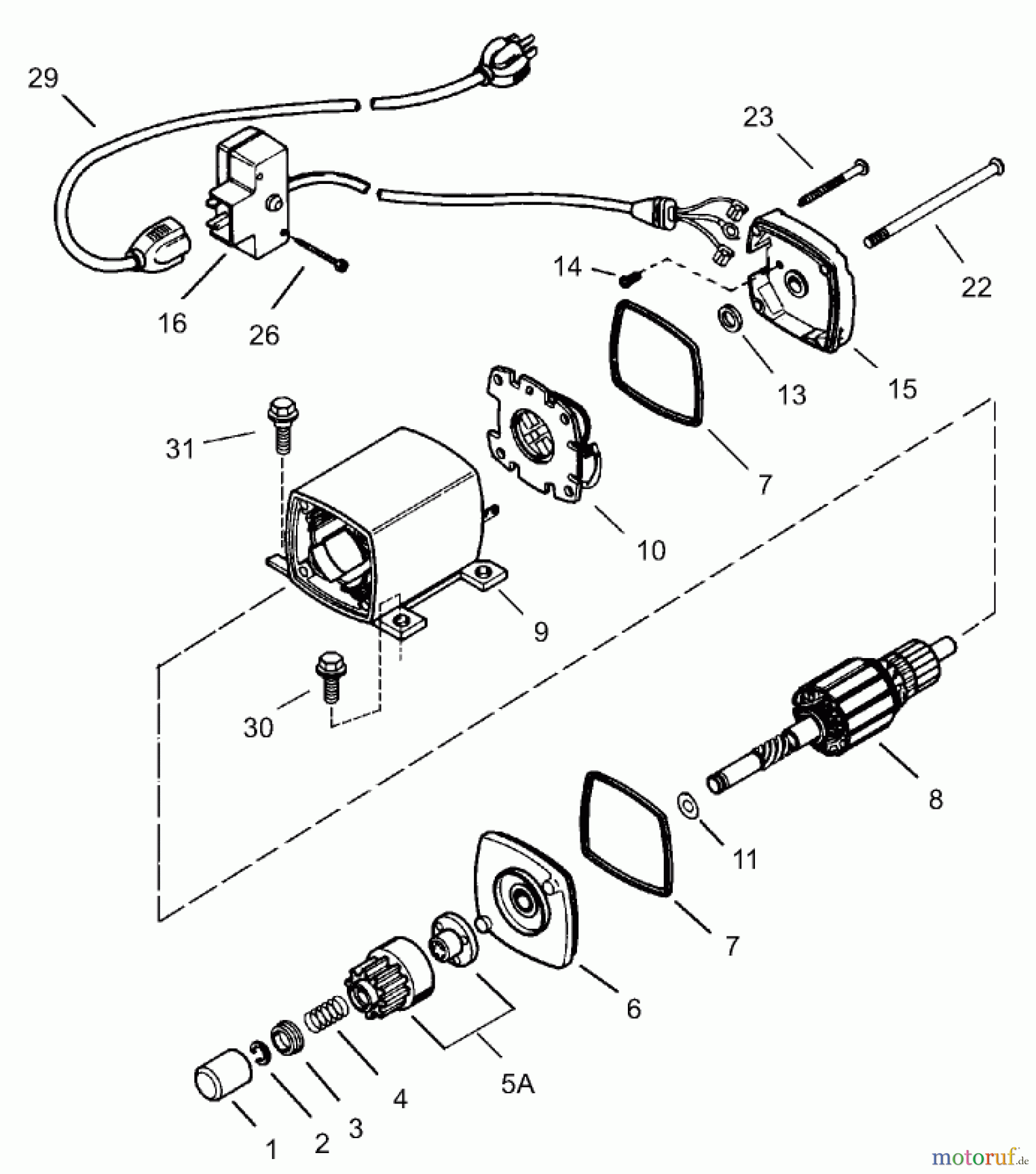  Toro Neu Snow Blowers/Snow Throwers Seite 2 38652 (1128 OXE) - Toro Power Max 1128 OXE Snowthrower, 2004 (240000001-240999999) ELECTRIC STARTER (110 VOLT) PART NO. 33329E