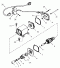 Toro 38652 (1128 OXE) - Power Max 1128 OXE Snowthrower, 2004 (240000001-240999999) Ersatzteile ELECTRIC STARTER (110 VOLT) PART NO. 33329E