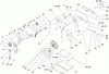 Toro 38657 (1128 OXE) - Power Max 1128 OXE Snowthrower, 2010 (310000001-310999999) Ersatzteile FRAME ASSEMBLY