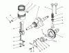 Toro 62025 (T2500) - Generator, T2500, 1985 (5000001-5999999) Ersatzteile CRANKSHAFT & CAMSHAFT