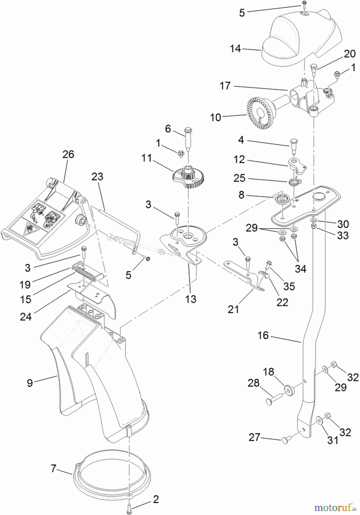  Toro Neu Snow Blowers/Snow Throwers Seite 2 38663 (1028 OXE) - Toro Power Max 1028 OXE Snowthrower, 2012 (SN 312000001-312999999) CHUTE ASSEMBLY