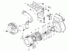 Toro 62025 (T2500) - Generator, T2500, 1985 (5000001-5999999) Ersatzteile REWIND STARTER & MAGNETO ASSEMBLY